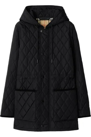 Burberry Quilted hooded jacket