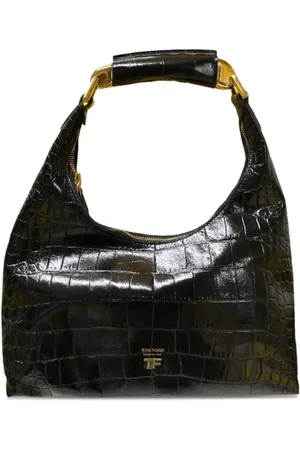 Tom Ford Large crocodile-embossed tote bag