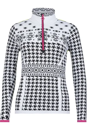 newland Houndstooth ski sweatshirt