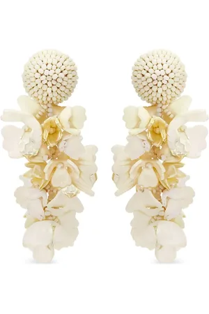 Oscar de la Renta Flower-detailing earrings
