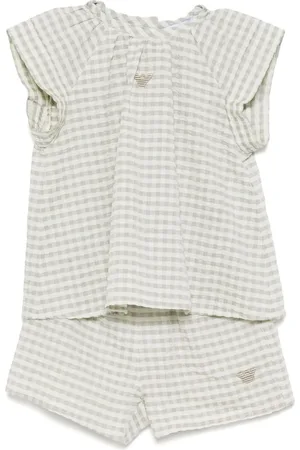 Emporio Armani Checked tracksuit set