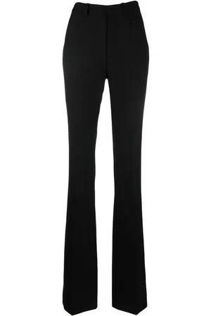 Saint Laurent High-waist wool bootcut trousers