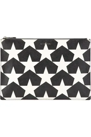 Givenchy 2017 Large Calfskin Star Print clutch bag