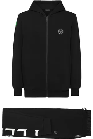 Philipp Plein Logo-print cotton blend tracksuit