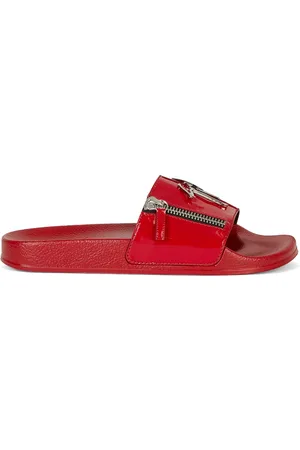 Giuseppe Zanotti Brett logo-plaque slides