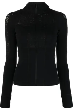 VERSACE Allover logo jersey jacket