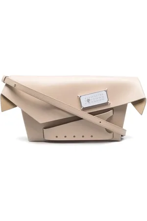 Maison Margiela Snatched leather clutch bag