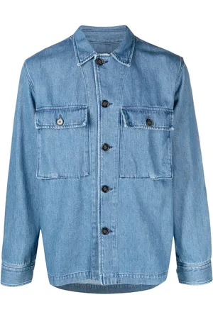 OFFICINE GENERALE Long sleeve denim shirt