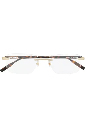 Montblanc Tortoiseshell rectangular glasses