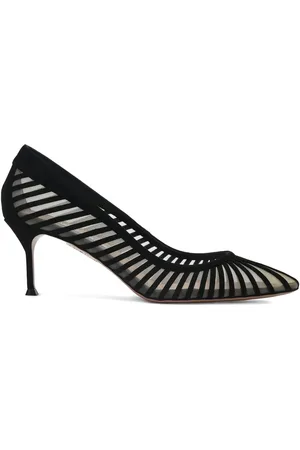 Aquazzura 65mm mesh pumps