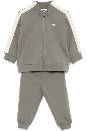 Emporio Armani Logo-tape tracksuit set