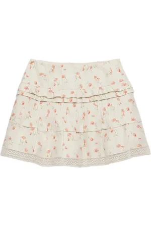 Prada Floral-print skirt