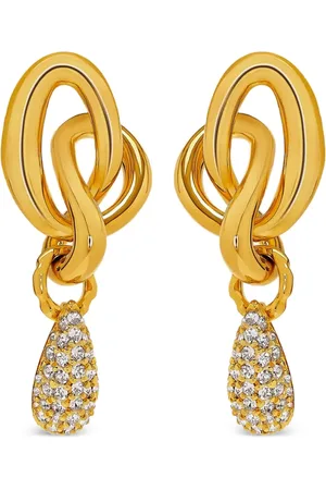 Oscar de la Renta Crystal-embellished earrings