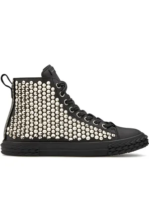 Giuseppe Zanotti High top stud-embellished sneakers