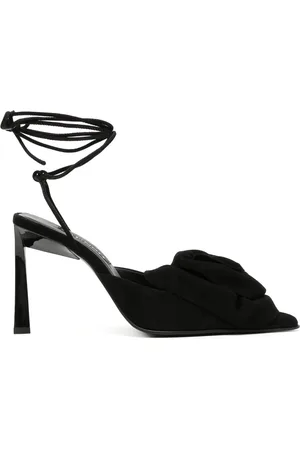 SENSO Ottilie 90mm lace-up suede pumps