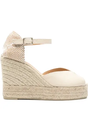 Castaner Bianca 105mm woven-raffia espadrilles