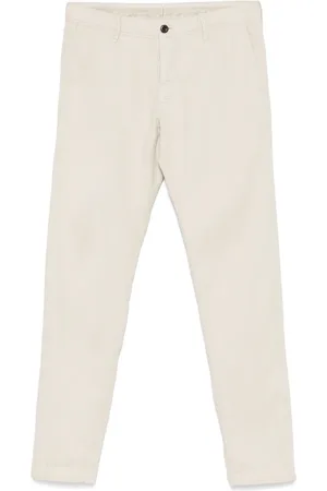 Incotex Piqué-weave chino trousers
