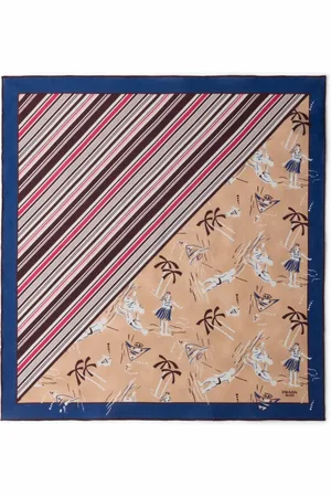 Prada Printed silk scarf