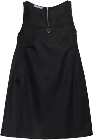 Prada Triangle-logo mini dress