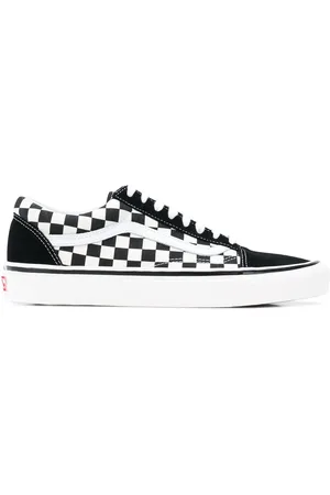 Vans And white old skool 36 dx leather and canvas sneakers