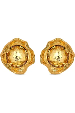 Oscar de la Renta Crystal Nest earrings