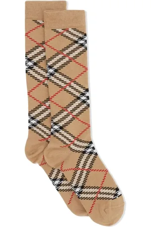 Burberry Checked cotton-blend socks