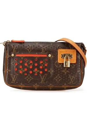 LOUIS VUITTON 2006 Monogram Perforated Pochette Accessoires shoulder bag