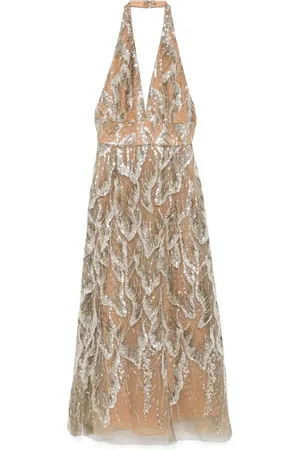 Elie saab Sequin-embellished midi dress