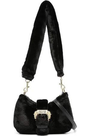 VERSACE Couture 1 faux-fur shoulder bag