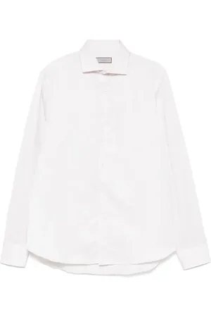 CANALI Cutaway-collar shirt