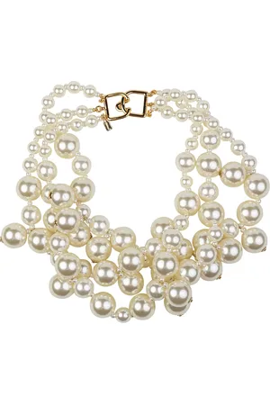 Kenneth Jay Lane Pearl-embellished necklace
