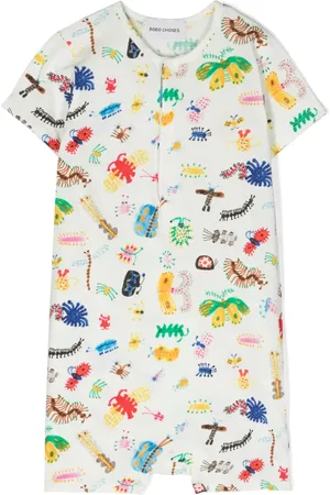 Bobo Choses Funny Insects cotton romper