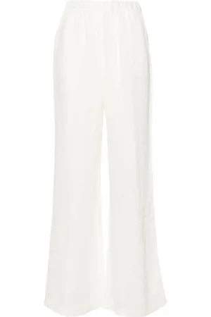 120% Lino Elasticated-waistband linen trousers