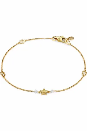 Gucci 18kt yellow charm bracelet