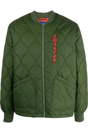 AWAKE NY Cobra logo-appliqu?? bomber jacket