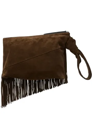 Isabel Marant Faro suede clutch
