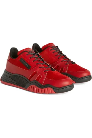Giuseppe Zanotti Talon Jr suede-trim sneakers