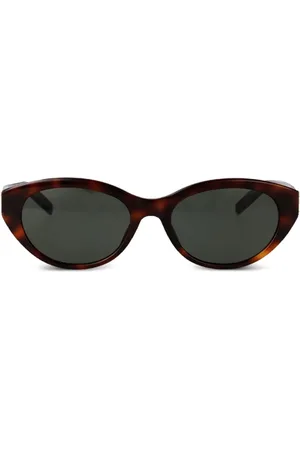 Saint Laurent Logo-plaque sunglasses