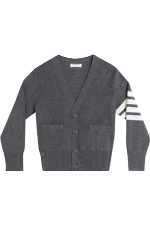 Thom Browne Striped-sleeve cardigan