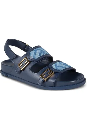 Fendi Leather panelled sandals