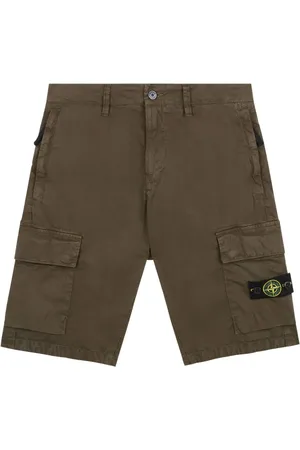 Stone Island Logo-patch cargo shorts