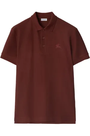 Burberry Embroidered-logo polo shirt
