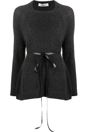 VALENTINO GARAVANI Ribbon belted jumper