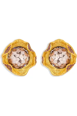 Oscar de la Renta Crystal Nest earrings