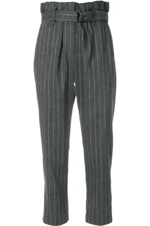 Brunello Cucinelli Belted cropped trousers