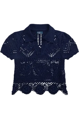 Ralph Lauren Crochet-knit top