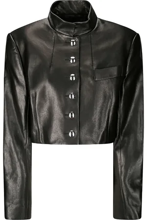 Khaite Samuelson leather jacket
