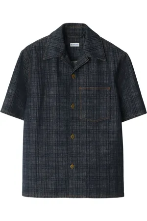 Burberry Checked denim shirt