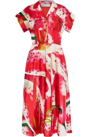 Tory Burch Graphic-print midi dress
