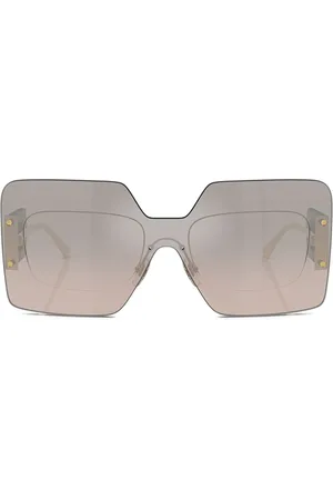 VERSACE Oversize-frame sunglasses